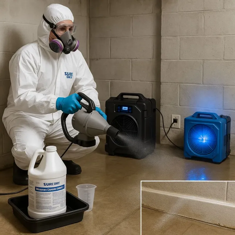 Sanitization and Odor Removal process in Davis, CA